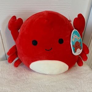 Carlos the Lobster 8” Squishmallow toy NWT